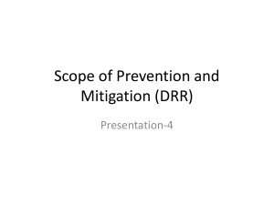 Elements of Prevention and Mitigation