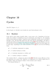 Chapter 10 Cycles