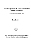 PCR-based Detection of Silkworm Diseases