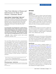 Time From Infection to Disease and