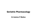 Geriatric Pharmacology