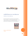 AAZK Bowling for Rhinos Event Guidelines