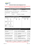 Refraction Patient Acknowledgement Form