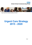Urgent Care Strategy 2015 - 2020 - Bristol Clinical Commissioning
