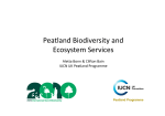Peatland Biodiversity and Ecosystem Services