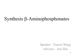 Synthesis *-Aminophosphonates