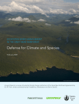 defense for climate and species