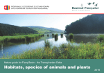 Habitats, species of animals and plants