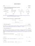 Midterm I Solutions