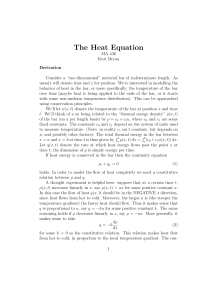 The Heat Equation - Rose