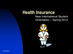 Health Insurance Requirement