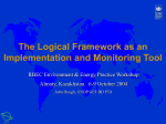 The Logical Framework as an Implementation and Monitoring Tool