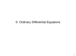 0: Ordinary Differential Equations - e