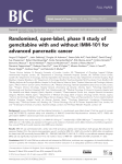 Randomised, open-label, phase II study of gemcitabine with and