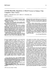 Arterial baroreflex regulation of blood pressure in patients