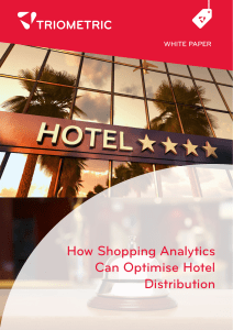 How Shopping Analytics Can Optimise Hotel Distribution