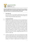 1 explanatory memorandum: ratification of the nagoya protocol on