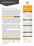 Crusader Resources Ltd