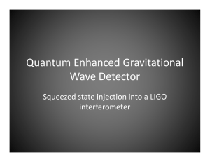 Quantum Enhanced Gravitational Wave Detector