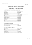 MATERIAL SAFETY DATA SHEET Nutri