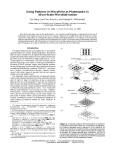 Using Patterns in Microfiche as Photomasks in 10-µm