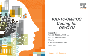 ICD-10-CM/PCS Coding for OB/GYN