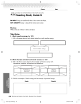 Reading Study Guide B