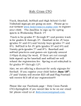 CYO Spring Sports Sign Up