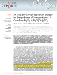 An Innovative Anion Regulation Strategy for Energy Bands of