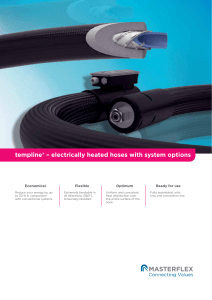 templine® – electrically heated hoses with system options