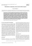 Mechanisms of quinolone action and microbial