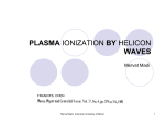 plasma ionization by helicon waves