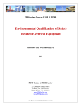 Environmental Qualification of Safety Related Electrical Equipment