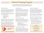 Clinical Training Program
