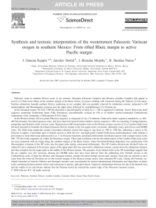 article in press - Centro de Geociencias