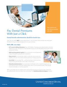 Pay Dental Premiums With Just a Click