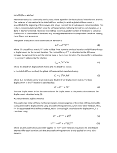 Initial Stiffness