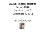 AC113 Accounting for Non-Accounting Majors Seminar: Unit 1