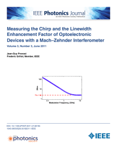 Measuring the Chirp and the Linewidth Enhancement Factor of