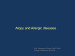 Atopy and Allergic diseases