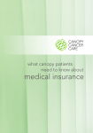 medical insurance - Canopy Cancer Care
