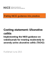 Costing statement: Ulcerative colitis