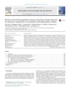 Review on thermal management systems using phase change