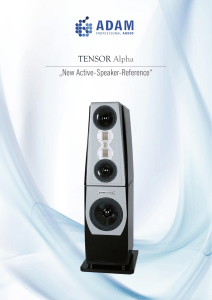 TENSOR Alpha „New Active-Speaker-Reference“