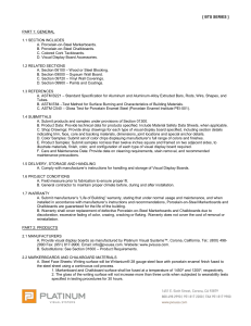 Specifications Sheet [MICROSOFT WORD]