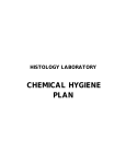CHEMICAL HYGIENE PLAN