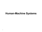 Human-Machine Systems