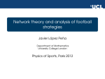 Network theory and analysis of football strategies