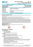 SAFETY DATA SHEET GHS Signal word: WARNING