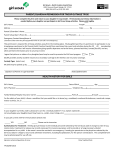 Parent/Guardian Permission and Health History for Troop Outings